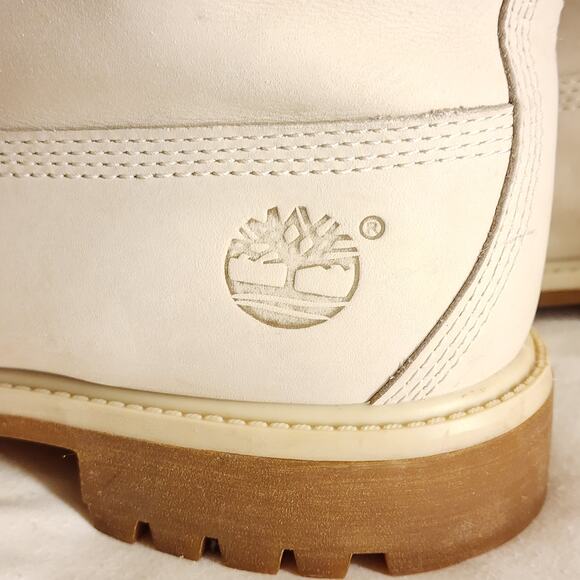 Timberland Cream Leather Primaloft 400 Gram Waterproof Boots Sz 10.5W Men Like N main image 9